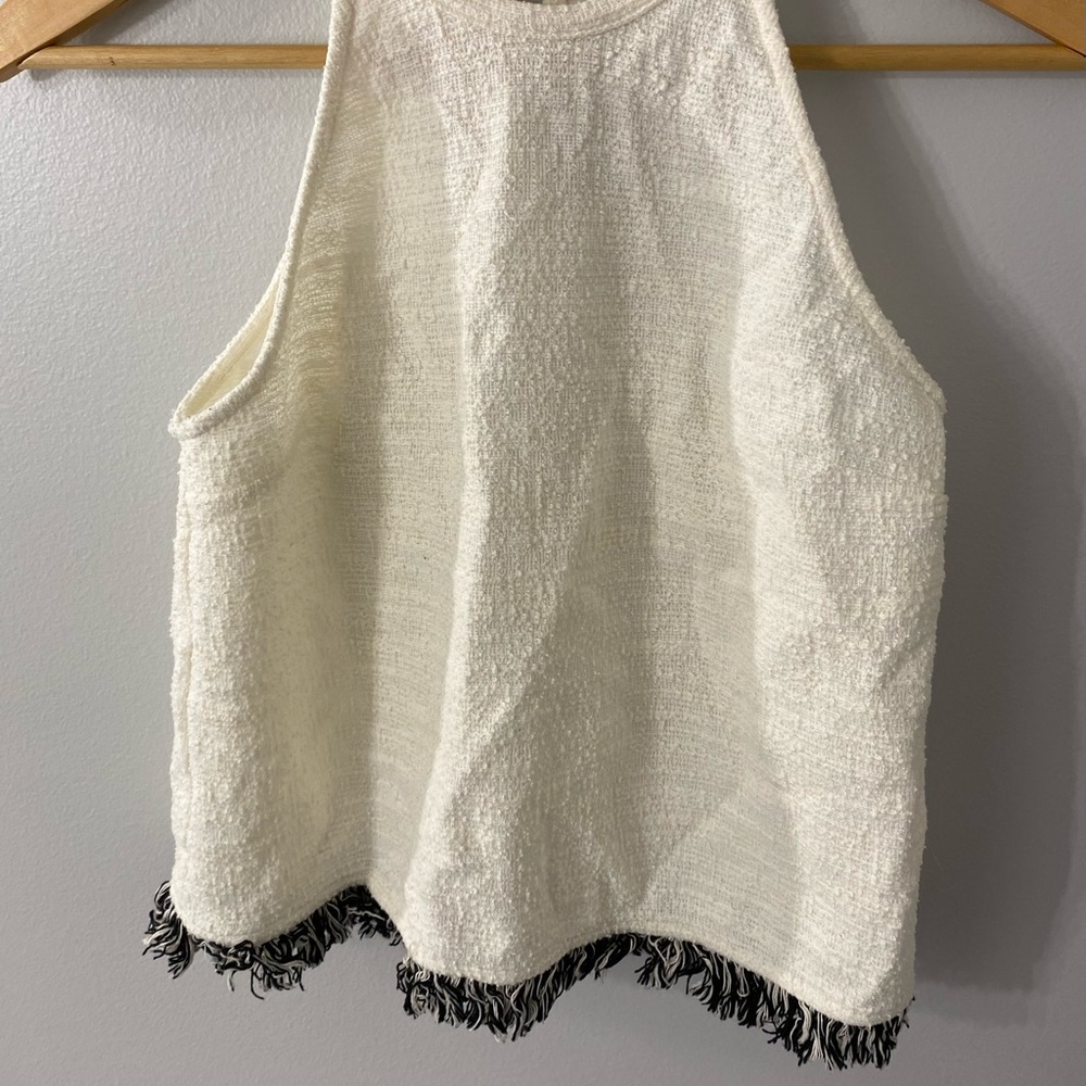 Zara Trafaluc matching white skirt set. Both Size Small